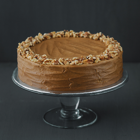 Gluten Free Chocolate Coffee Walnut 9 inch