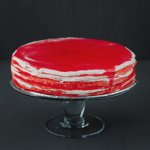 Strawberry Mille Crepe 9 inch
